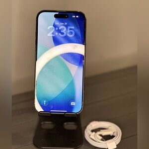 Apple iPhone 16 126GB | AT&T ONLY | Black Titanium 92% Batt Good Condition